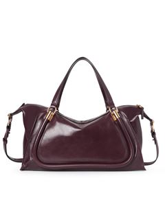 CHLOÉ Hand bag Woman Paraty 24 bag in shiny leather w