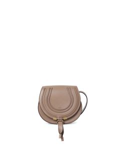 CHLOÉ Shoulder bag Woman Small Marcie saddle bag in shiny leather w