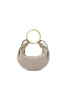 CHLOÉ Shoulder bag Woman Small Bracelet Hobo bag in grained leather w