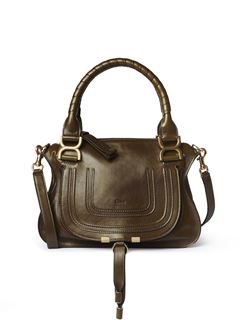 CHLOÉ Hand bag Woman Small Marcie bag in shiny leather w