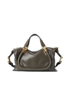 CHLOÉ Hand bag Woman Small Paraty 24 bag in shiny leather w