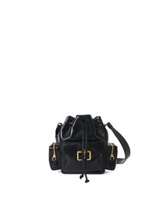 CHLOÉ Shoulder bag Woman Camera Bucket bag in shiny leather w