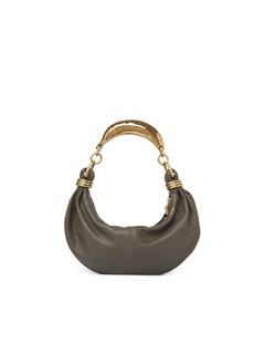 CHLOÉ Shoulder bag Woman Small Bracelet hobo Bag in grained leather w