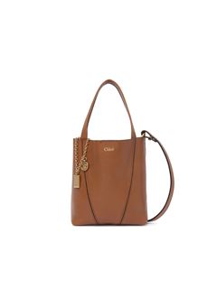 CHLOÉ Tote bag Woman Small Chloé Spin tote bag in grained leather w