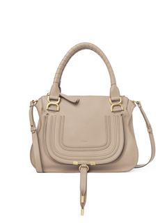 CHLOÉ Hand bag Woman Small Marcie bag in grained leather w