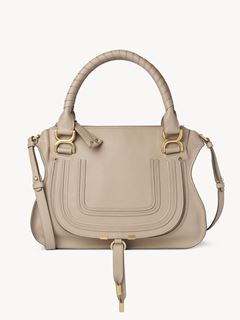 Chloé Small Marcie Bag In Grained Leather | Chloé US