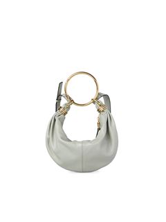 CHLOÉ Shoulder bag Woman Small Bracelet Hobo bag in grained leather w