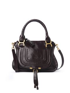 CHLOÉ Hand bag Woman Small Marcie bag in shiny leather w