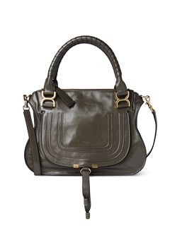 CHLOÉ Hand bag Woman Marcie bag in shiny leather w