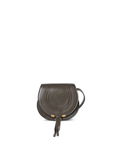 CHLOÉ Shoulder bag Woman Small Marcie saddle bag in shiny leather w