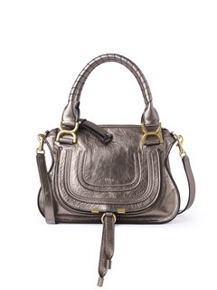 Chloe Small Marcie Bag In Metallized Leather Chloe CH