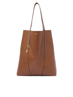 CHLOÉ Tote bag Woman Large Chloé Spin tote bag in grained leather w