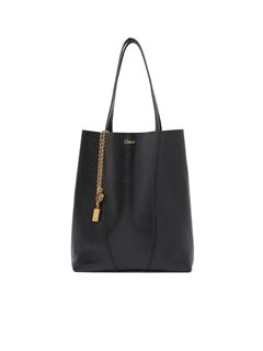 CHLOÉ Tote bag Woman Chloé Spin tote bag in grained leather w