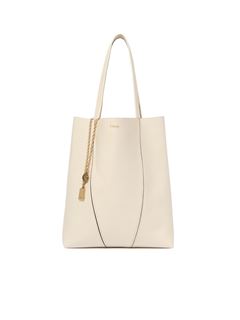 CHLOÉ Tote bag Woman Chloé Spin tote bag in grained leather w