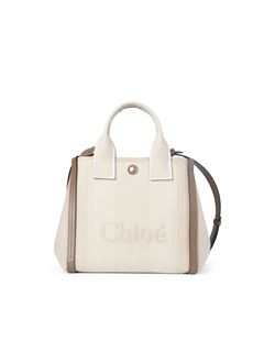 CHLOÉ Tote bag Woman Small Chloé Carry tote bag in canvas w