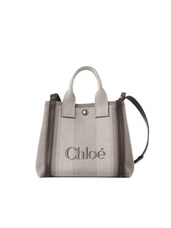 CHLOÉ Tote bag Woman Small Chloé Carry tote bag in canvas w