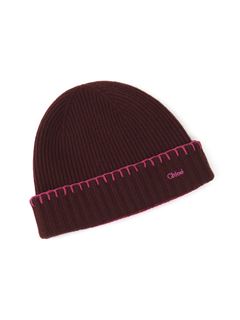 CHLOÉ Hats Woman Ribbed knit beanie w