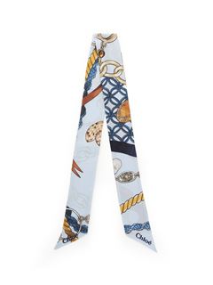 CHLOÉ Scarves Woman Bandeau scarf in silk w