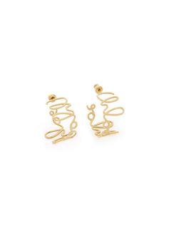 CHLOÉ Earings Woman The Chloé Iconic hoop earrings w