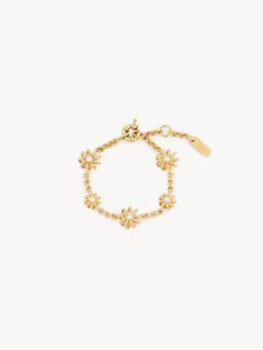 CHLOÉ Cuffs and Bracelets Woman The Chloé Mechanical Flowers bracelet w