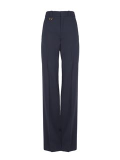 CHLOÉ Pants Woman Tailored pants in wool grain de poudre w