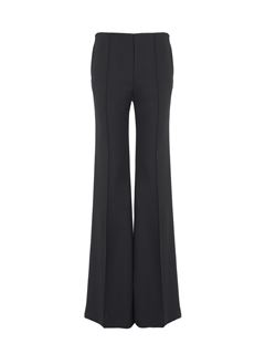 Flare pants in stretch wool