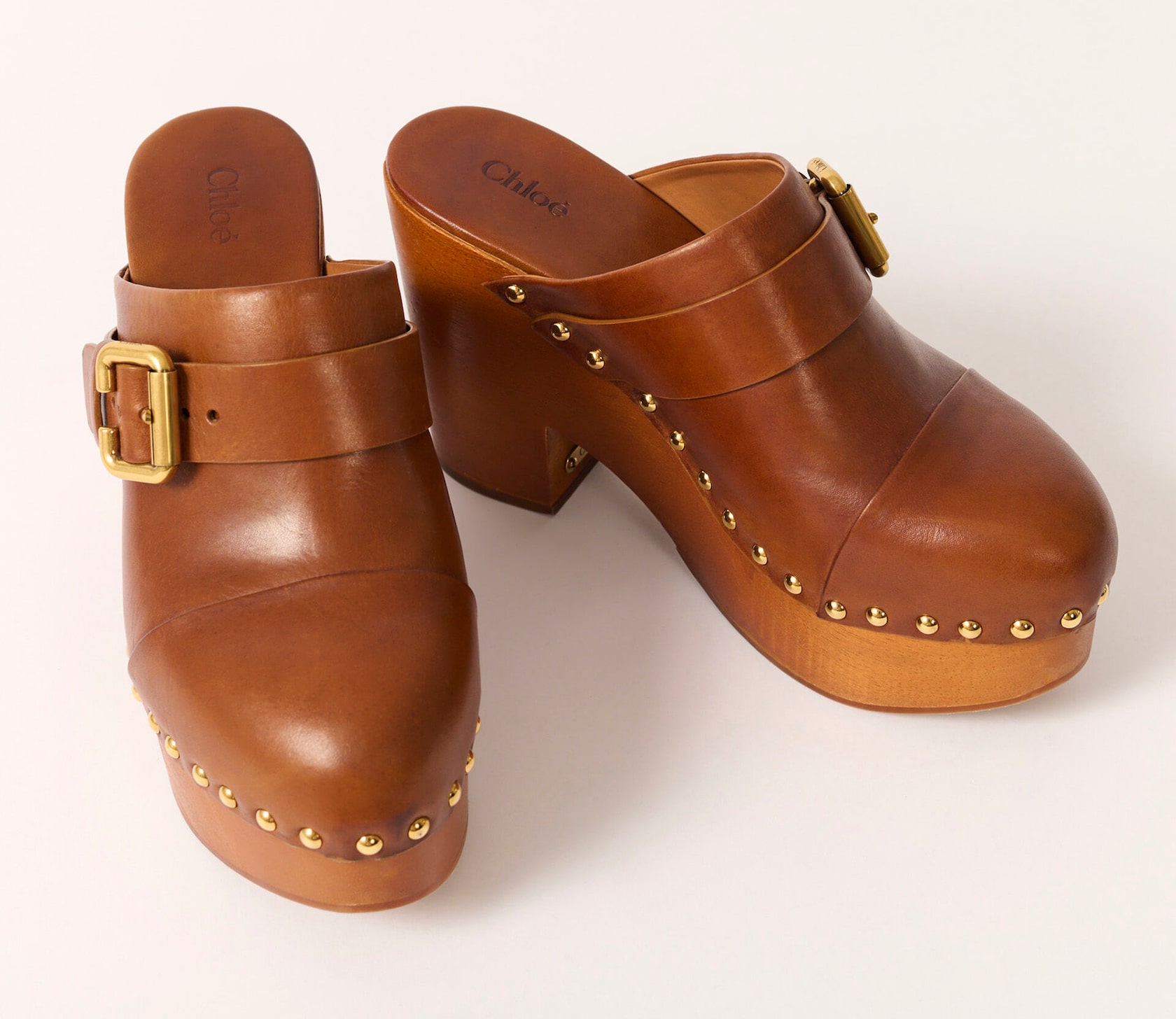 Ginger Brown jeannette wedge clog