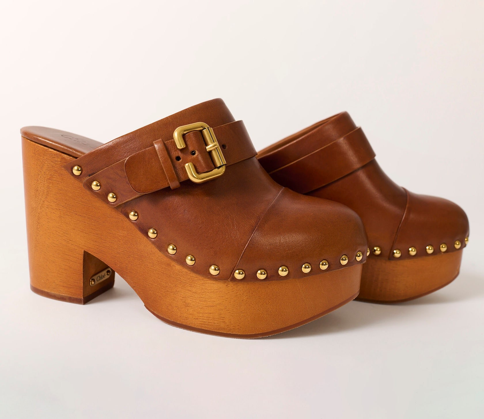 Ginger Brown jeannette wedge clog