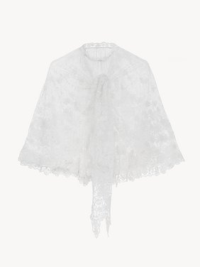 Front-tie cape top in floral lace Floral lace embroidery
Iconic Milk