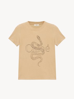 Baby fit logo T-shirt in cotton jersey Snake capsule organic cotton light jersey
Milky Brown