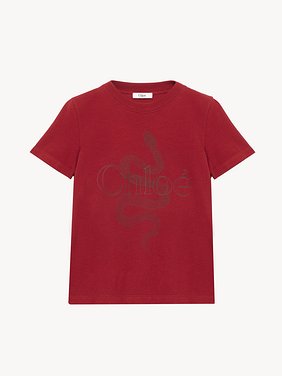 Baby fit logo T-shirt in cotton jersey Snake capsule organic cotton light jersey
Tulip Red