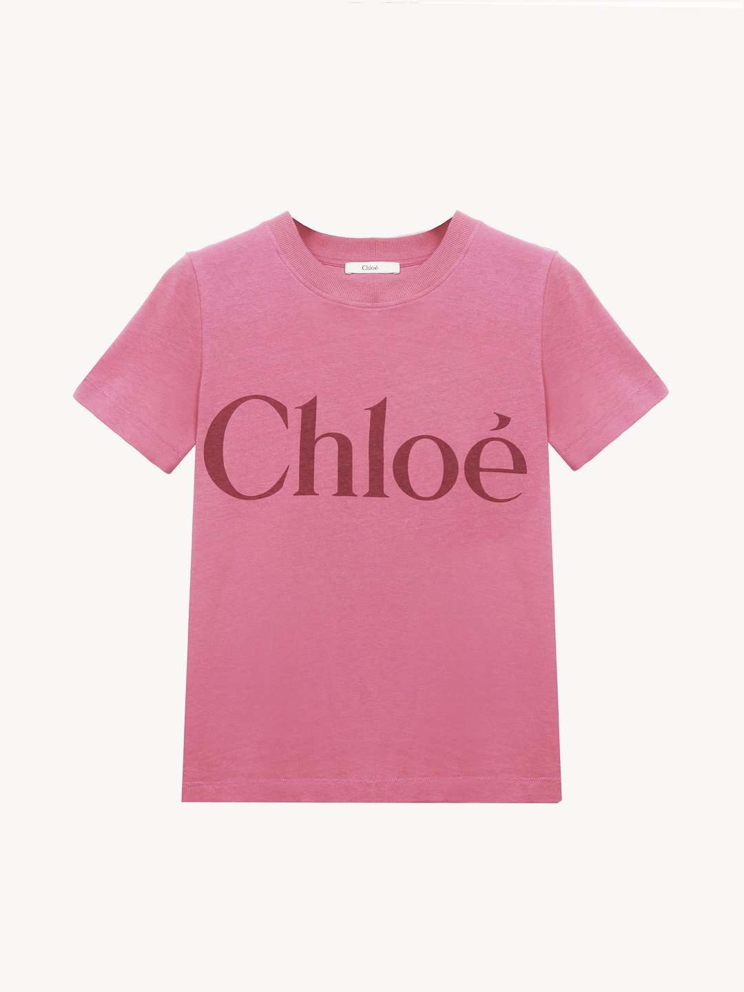 Chloé コットンジャージー製オーバーサイズ ロゴTシャツ | Chloé JP