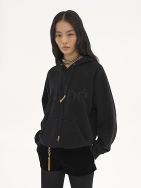 Generous logo hoodie in cotton fleece Snake capsule cotton fleece
Black Product detail