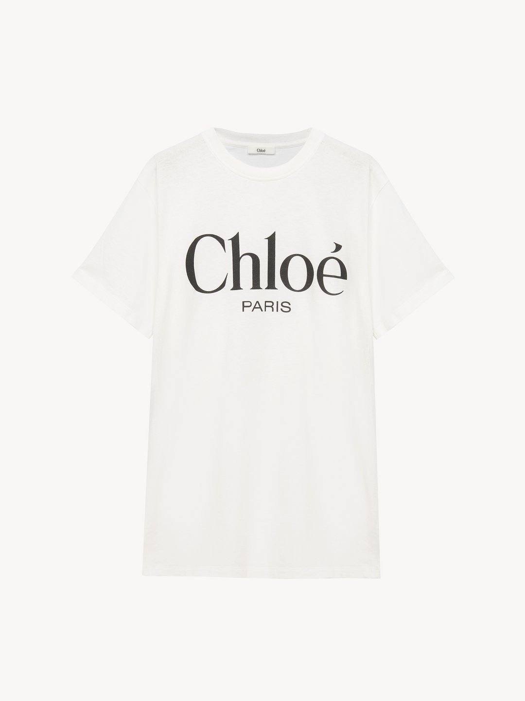 Chloé コットンジャージー製オーバーサイズ ロゴTシャツ | Chloé JP