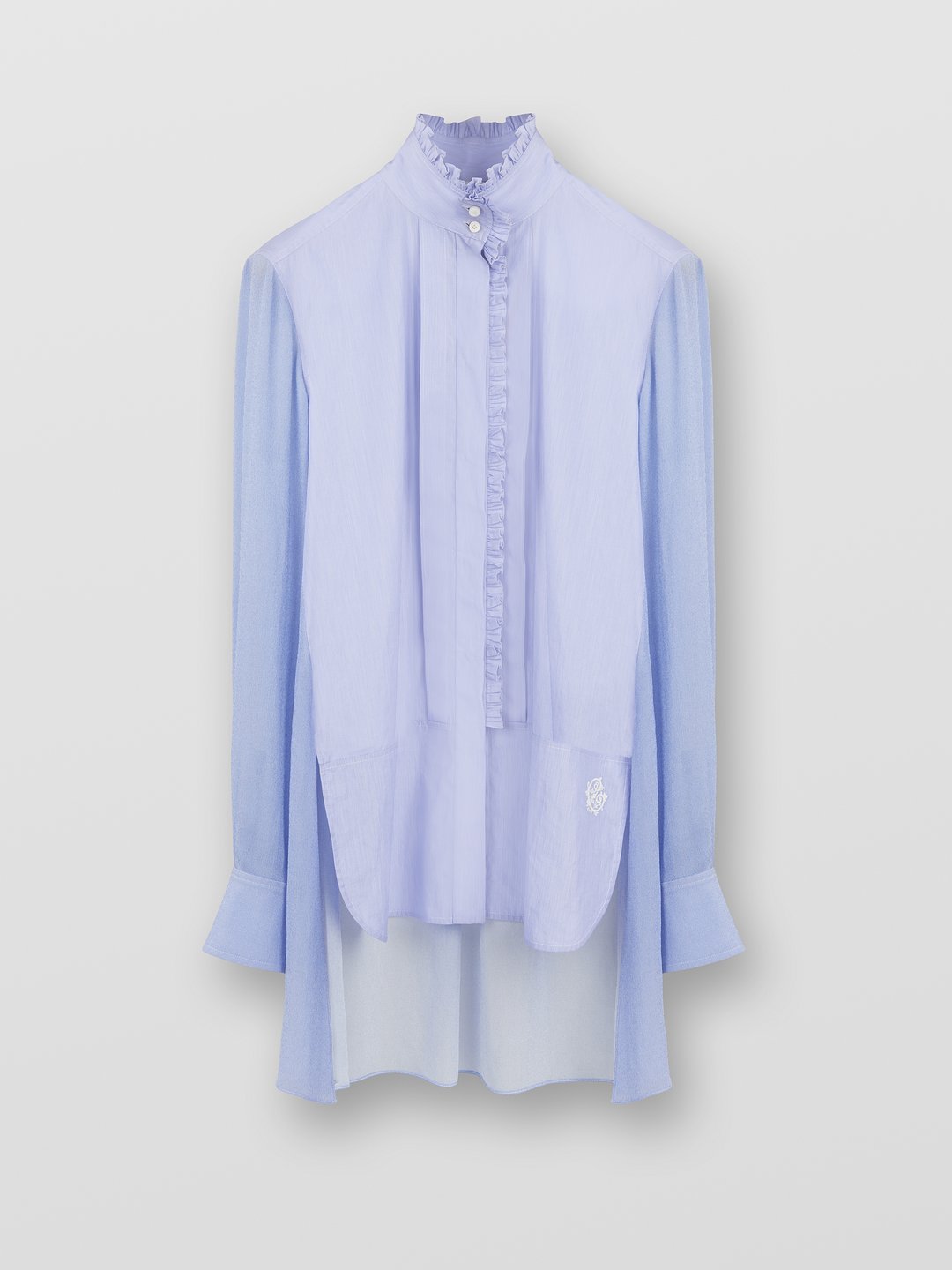 chloe ruffle blouse