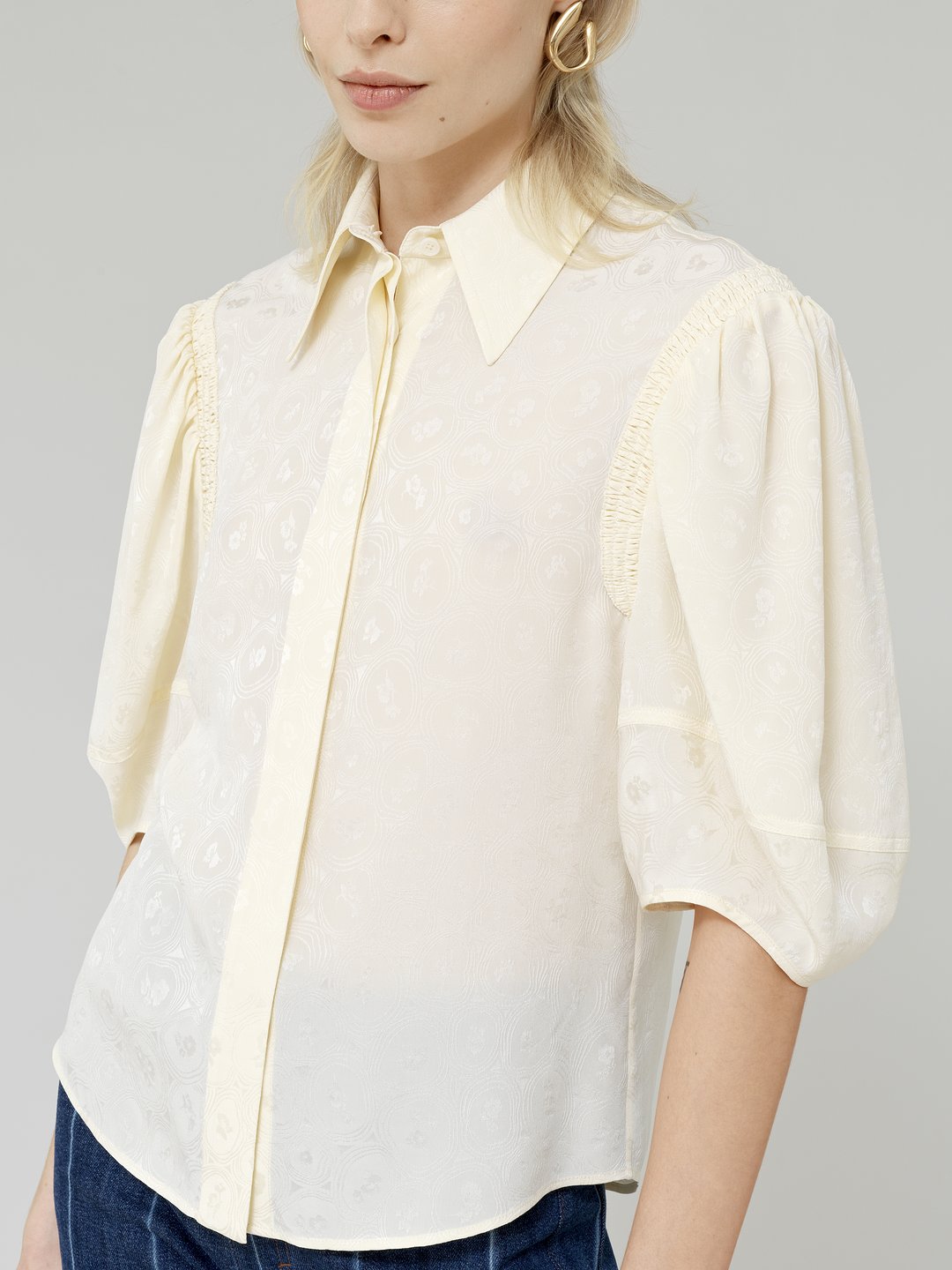 chloe puff sleeve blouse