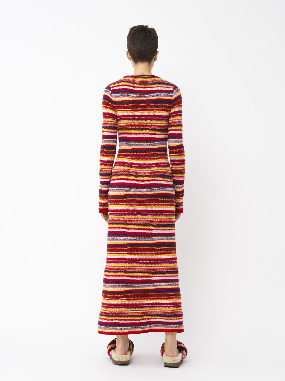 chloe striped knit dress