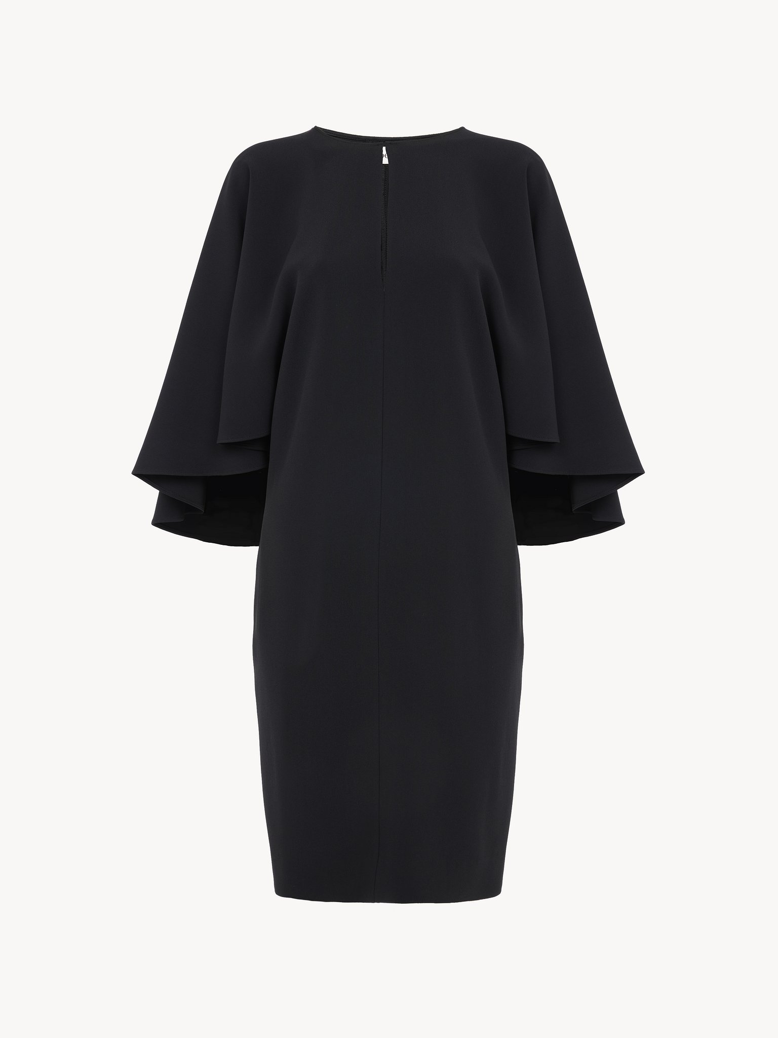 Chloé Short Cape Dress In Viscose Crêpe | Chloé US