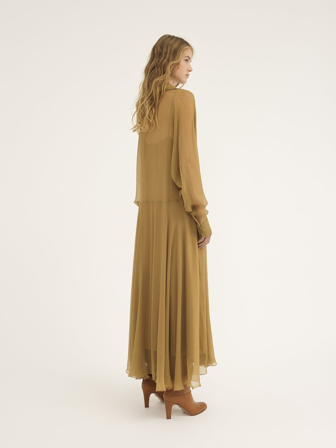 Long chiff s shirt shops dress