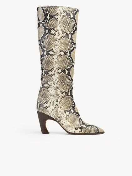 Chloe 2024 snakeskin boots