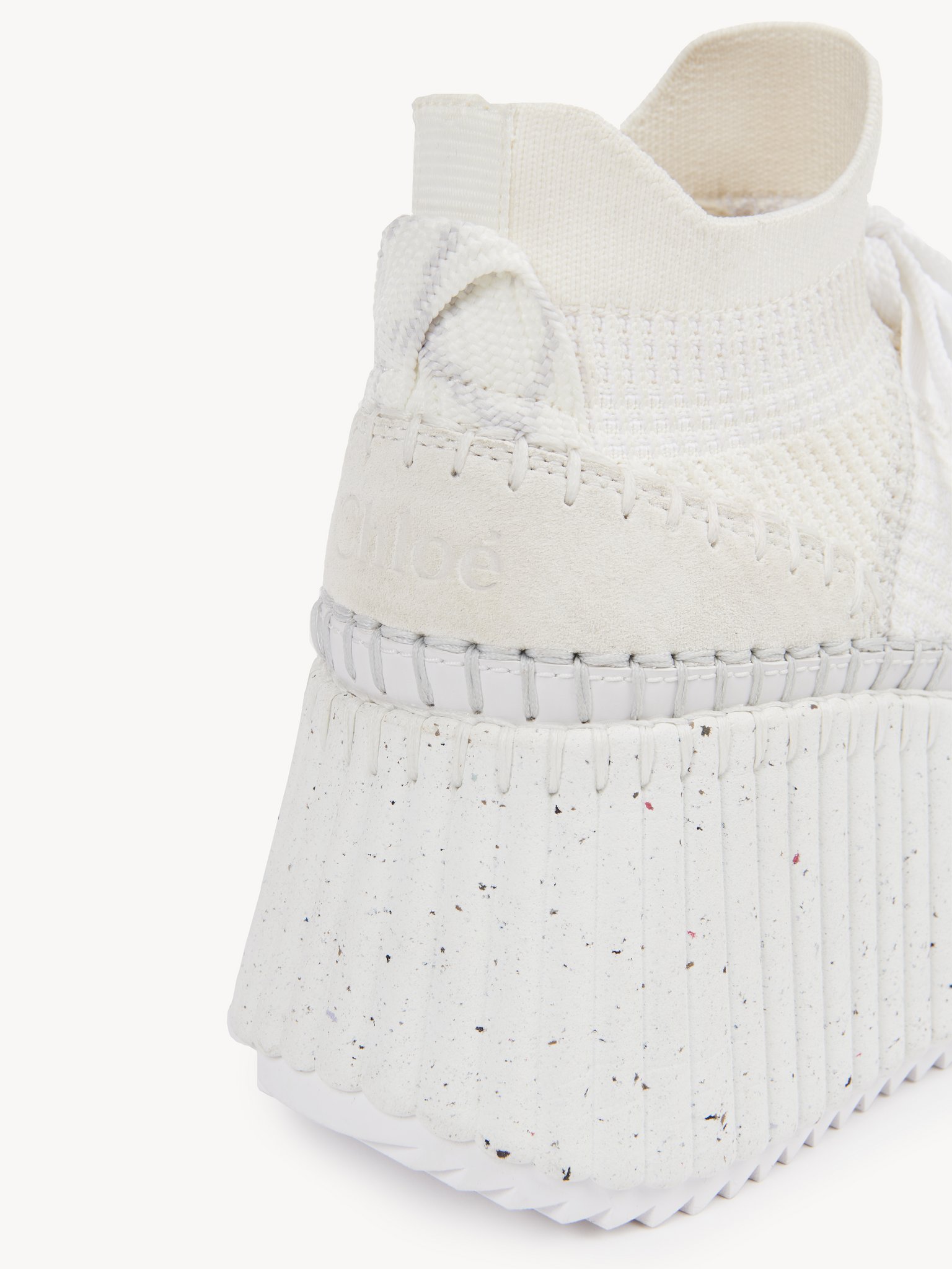 Nama wedge sneaker Lower-impact mesh
White 