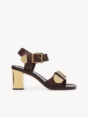 Rebecca heeled sandal Cowhide
Brunet Brown