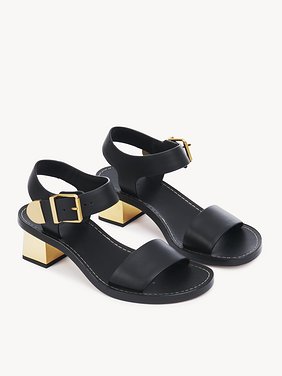 Rebecca low heeled sandal Calfskin
Black Product detail