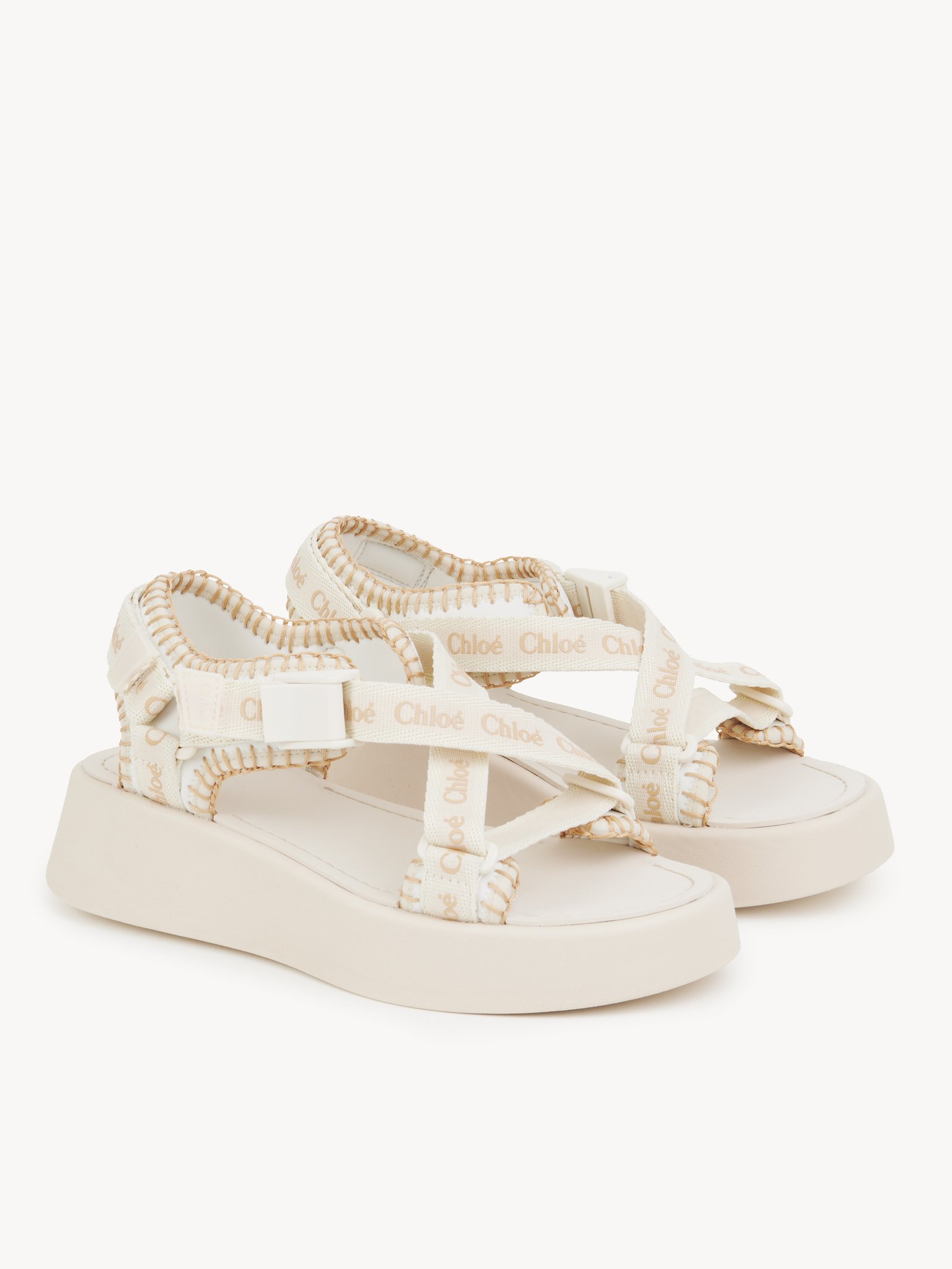 Mila flatform sandal Webbing
Vanilla Ice Product detail