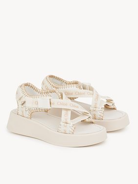 Mila flatform sandal Webbing
Vanilla Ice Product detail