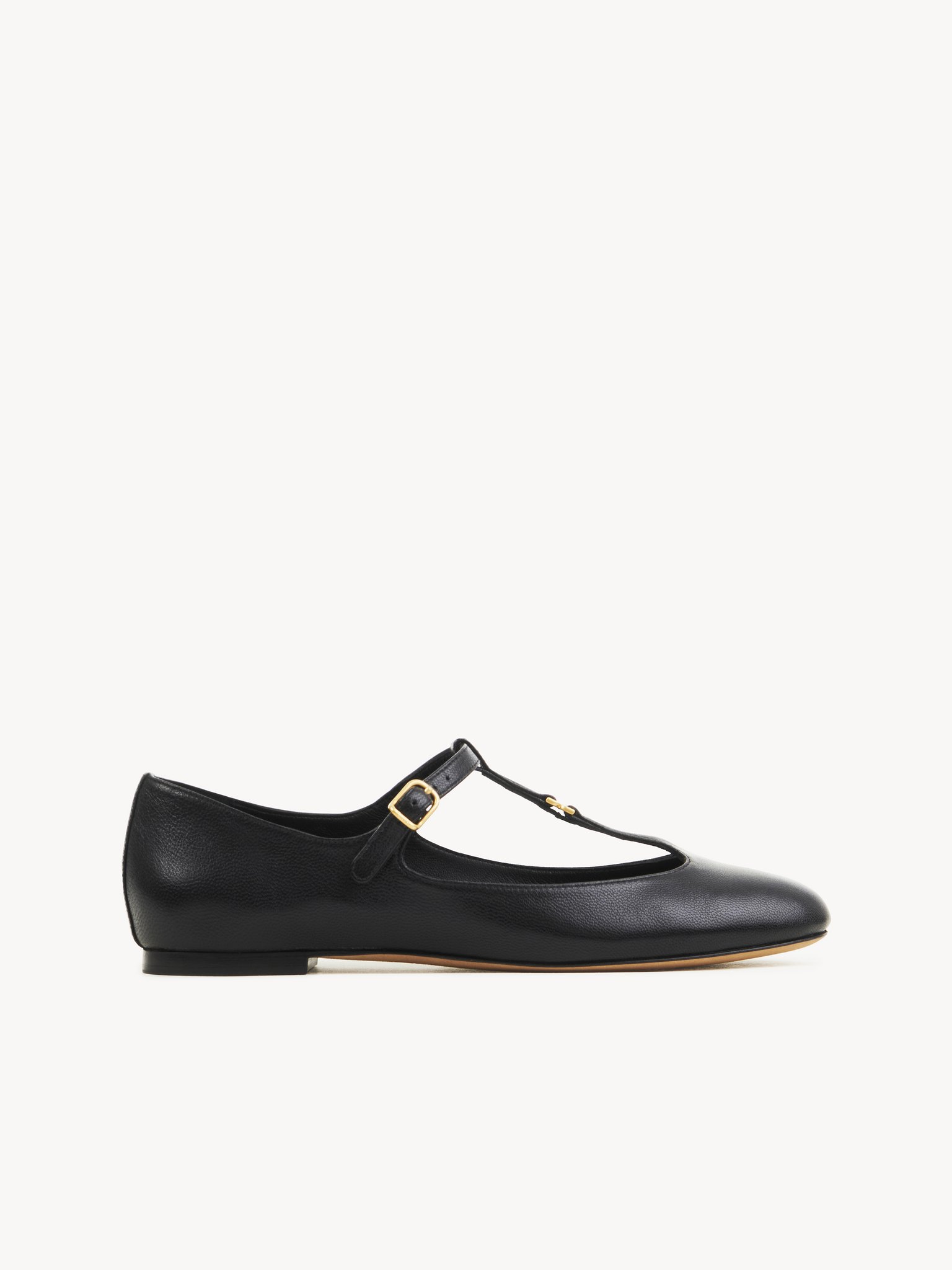 Marcie ballerina Nappa goatskin
Black