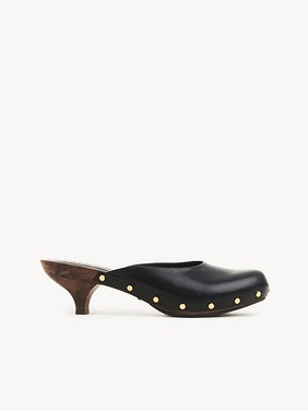 Judith clog Shiny cowhide
Black