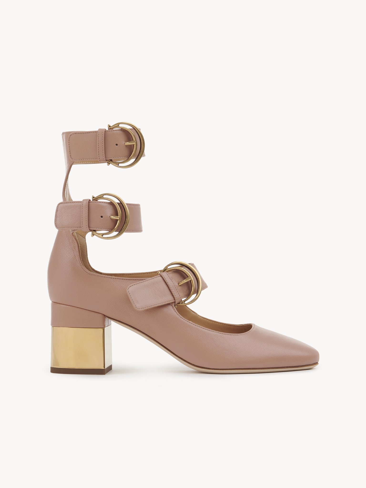 Alizè pump Shiny goatskin
Tan Rose