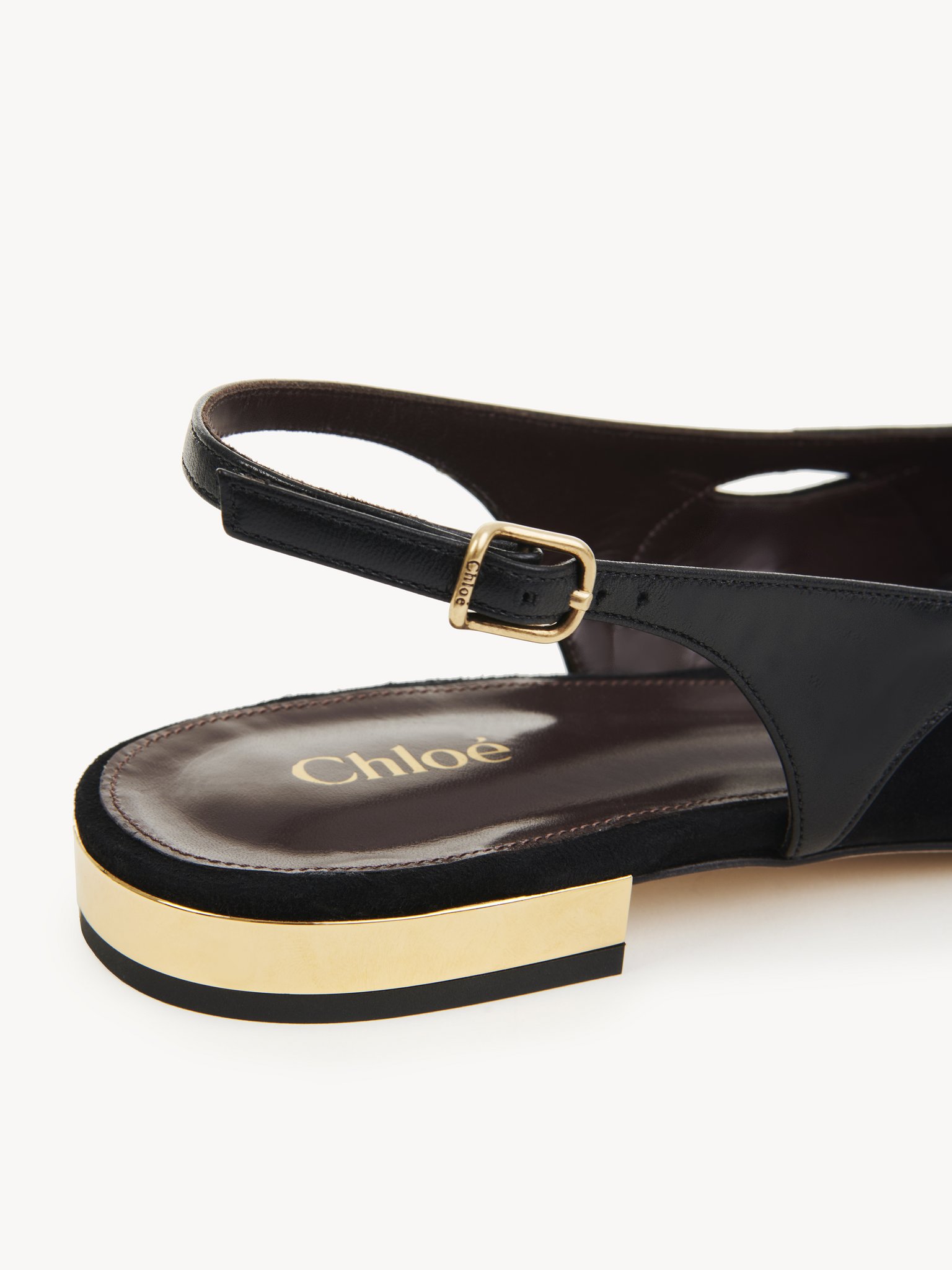 Saada slingback Goatskin mix
Black Front view of the product being worn