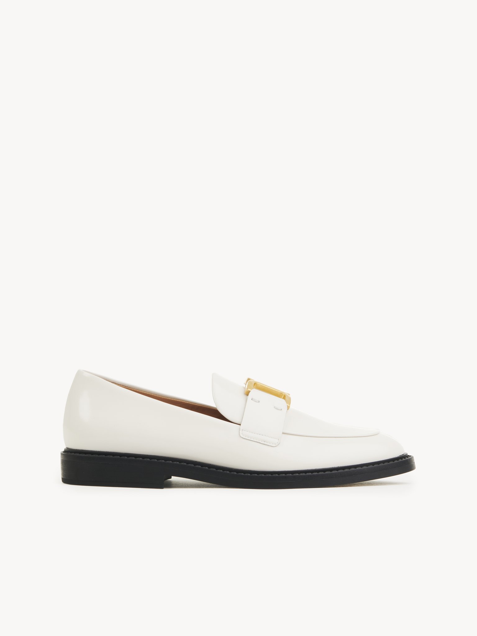 Marcie loafer Shiny calfskin
Eggshell